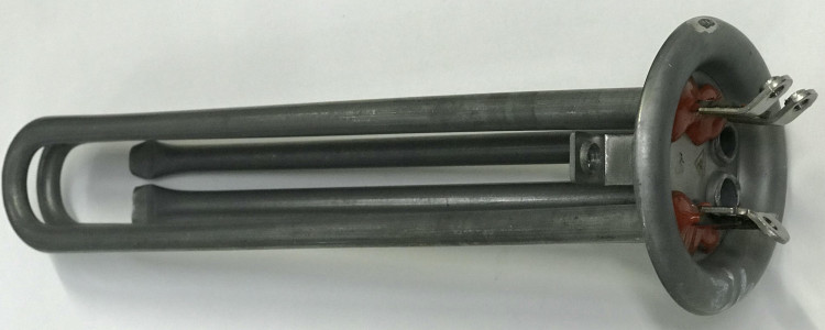 Нагрев. элемент 2,0кВт (1,0+1,0кВт) М6/45+45см RFØ64 нержавейка BALCIK под болты 372728/121201