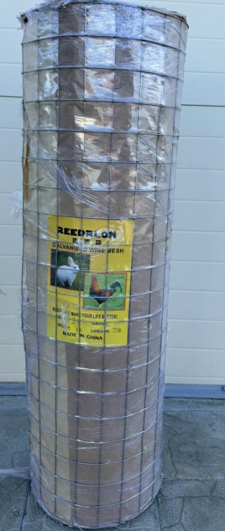 Сетка сварная 50 x 50 x Ø2,0мм, рулон 1x25м GW4