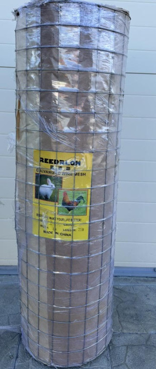 Сетка сварная 50 x 50 x Ø2,0мм, рулон 1x25м GW4