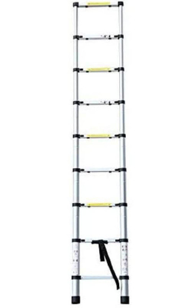 Лестница телескопическая приставная 2.6 М 9 ступеней,150кг