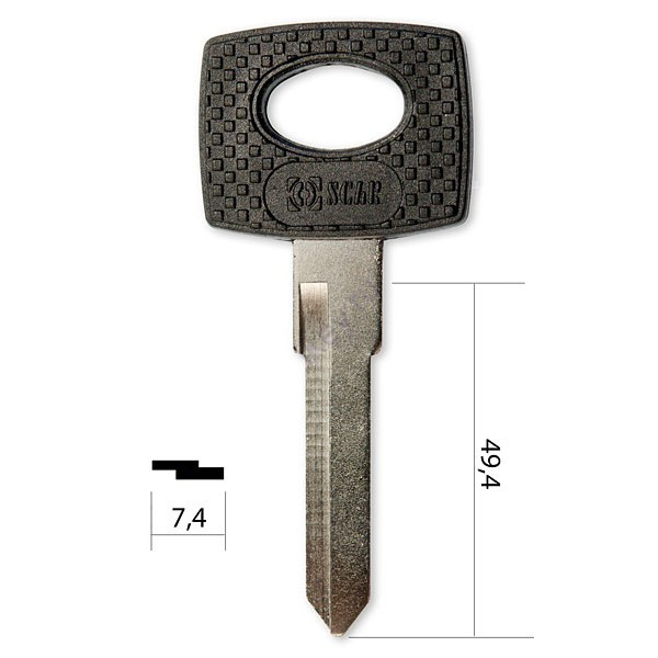 Заготовкам для ключа HU72RP_HF67LP KHP