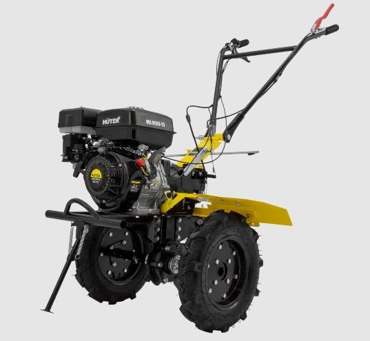 Мотоблок бензиновый Huter МК-9500М-10 | 9.5 л.с | чугунный редуктор