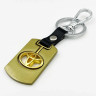 Брелок на ключи "TOYOTA" карабин (золото)
