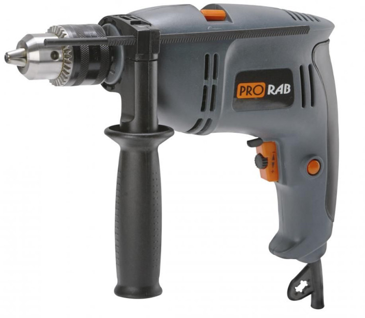 Дрель ударная PRORAB 2530 К3 + кейс + набор
