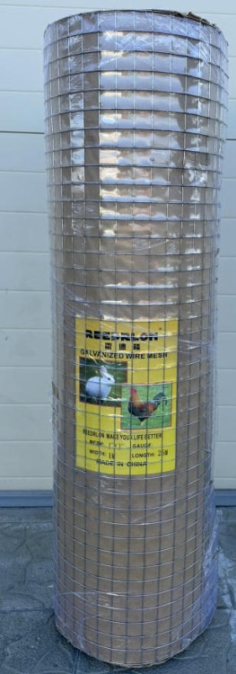 Сетка сварная 25 x 25 x Ø1,5мм, рулон 1x25м GW3