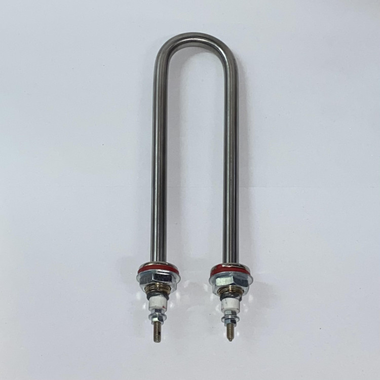 ТЭН для воды Хром 1,5кВт нержавейка U-образный (45/Ø11/штуцер Ø18)