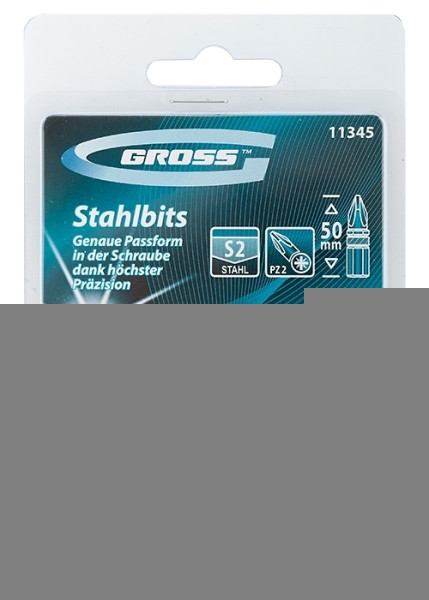 Бита PZ3 50мм сталь S2 Gross 11346g