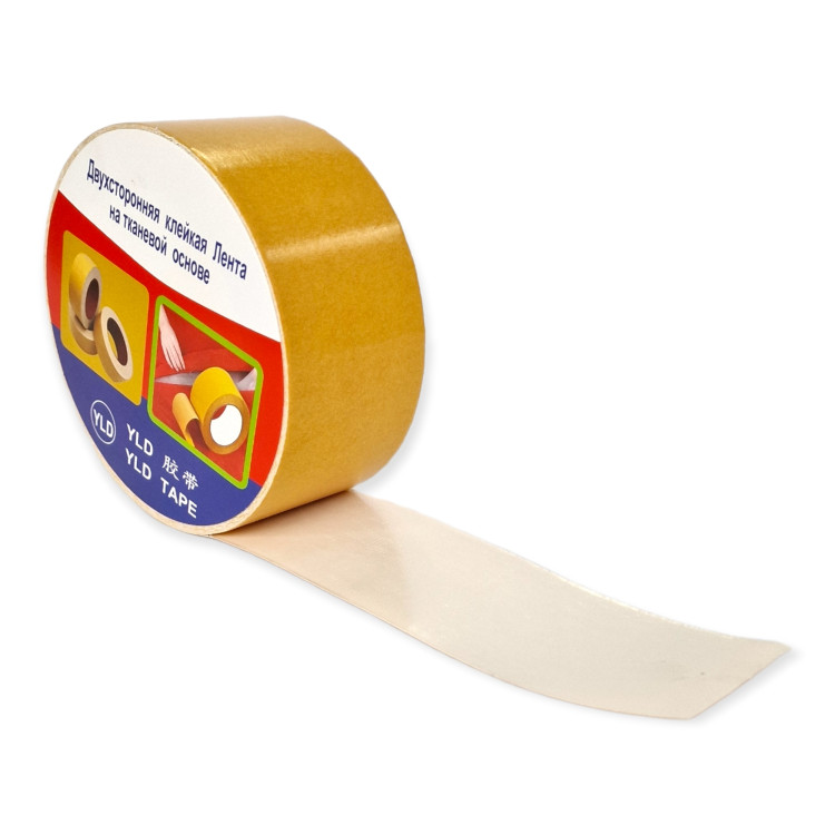 Скотч тканевый двусторонний 4,8 см * 10 м/ 60 шт