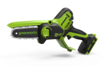 Цепная мини пила аккумуляторная Greenworks GD24CSMNX 2008707