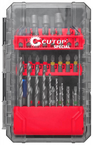 Набор бит и свёрл Cutop special "Строитель" 39 предметов 83-872