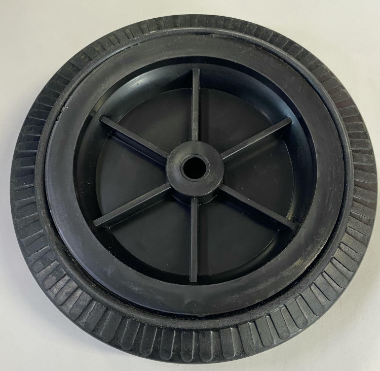 Колесо для складных тележек Ø145 x35 x Ø8мм чёрное