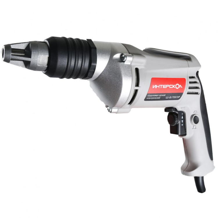 Шуруповёрт Интерскол Ш-8/700ЭР (для гипсокартона)