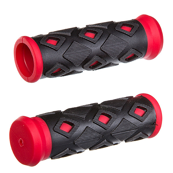 Рукоятки руля XD-113B, 95мм, черно-красные