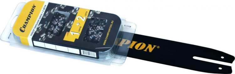 Шина CHAMPION 16"-3/8-1.3-56 +2 цепи (160SDEA041) Набор