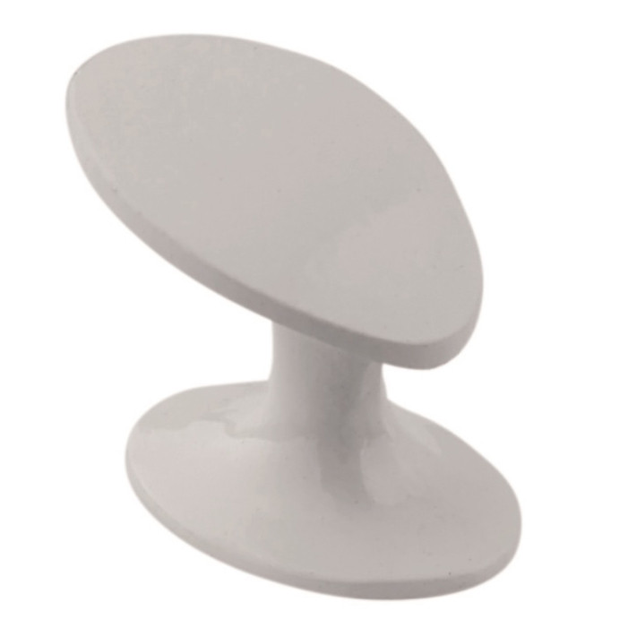 Мебельная ручка-кнопка 14.60.04 "СS504" (ZY-71) белая