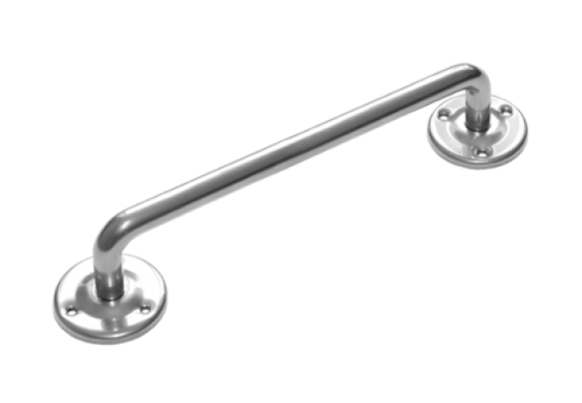 Ручка-скоба "Домарт" 250мм (толщ. 13мм) (хром) (10)