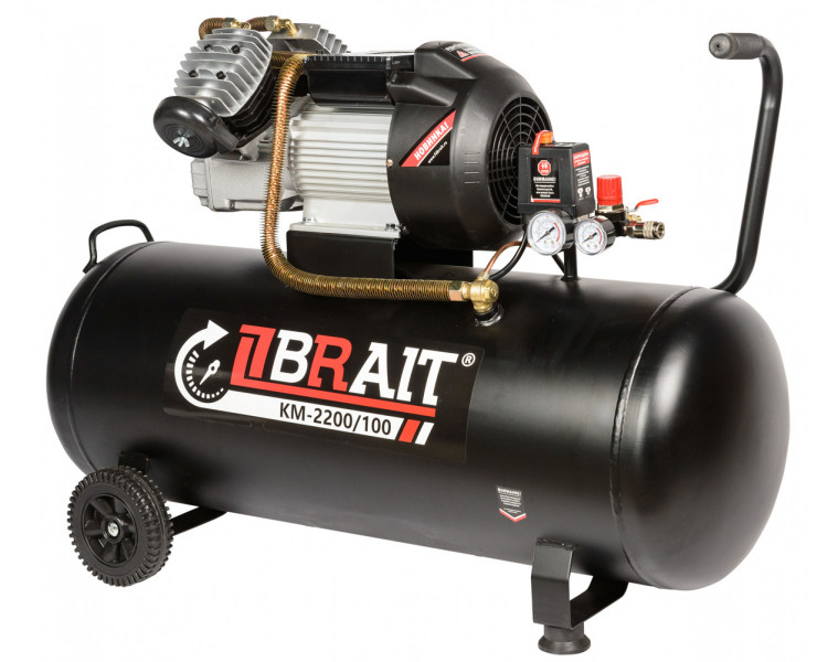 Компрессор воздушный BRAIT KM-2200/100