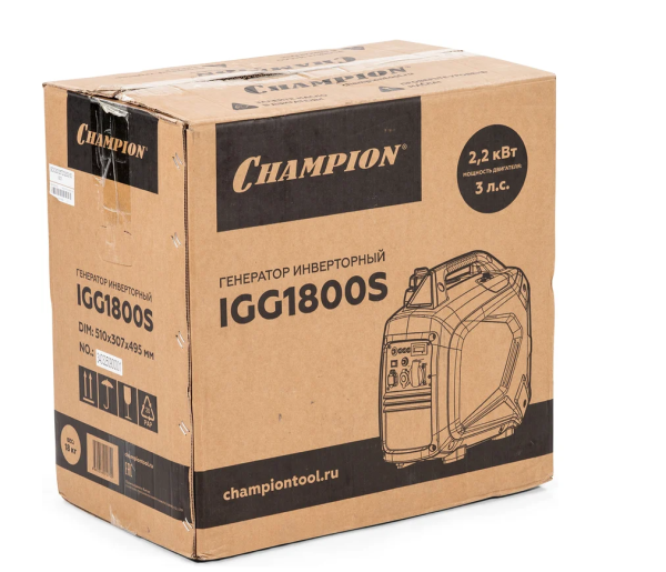 Генератор инверторный CHAMPION IGG1800S