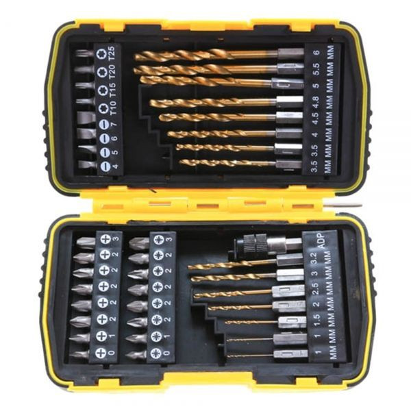 Набор насадок сменных и сверел Калибр Профи НСС-40