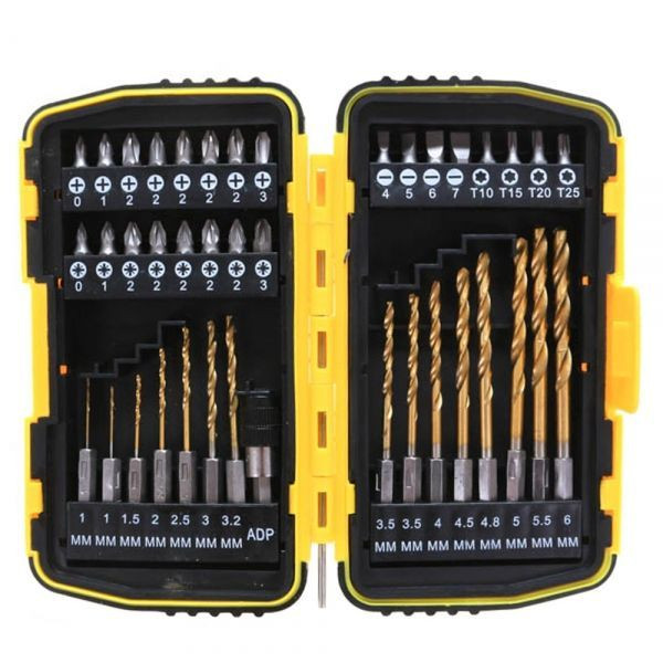 Набор насадок сменных и сверел Калибр Профи НСС-40