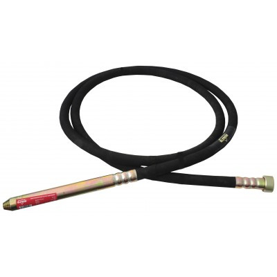 Вал гибкий высокочастотный 4м с вибробулавой 35мм HEX8-42х2мм, 7,5кг ELITECH 1220.000900