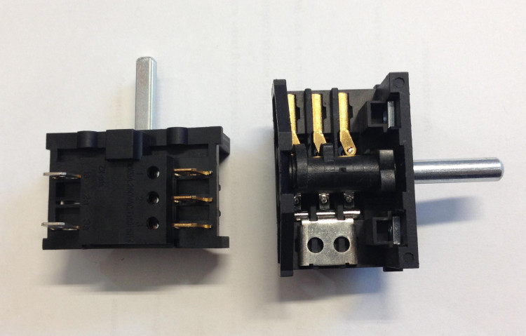 Переключатель режимов мощности духовки 4-поз. Renova 250V 16A EP170