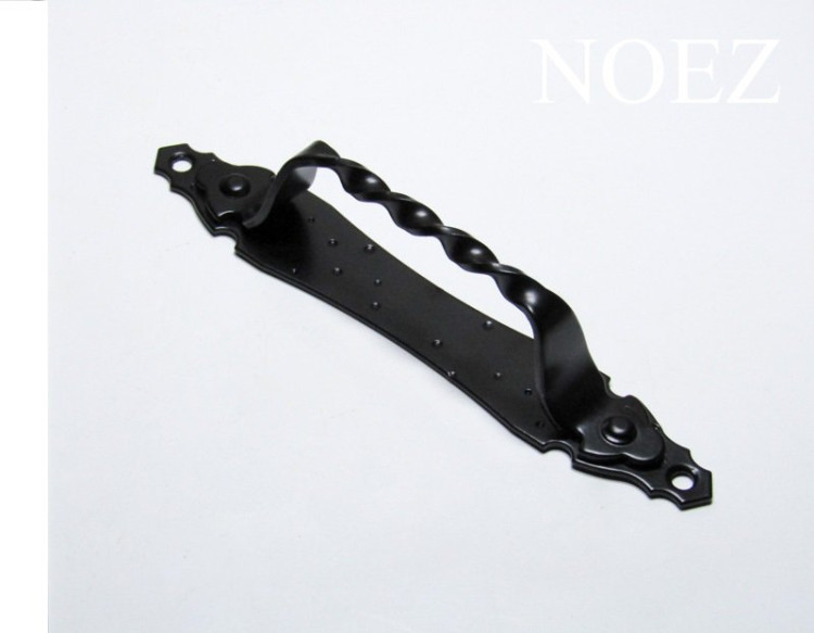 Ручка-скоба "декор 1" НОЭЗ РС-80-SL черный матовый (10)