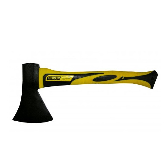 Топор 800г с стеклопластиковой ручкой Энкор