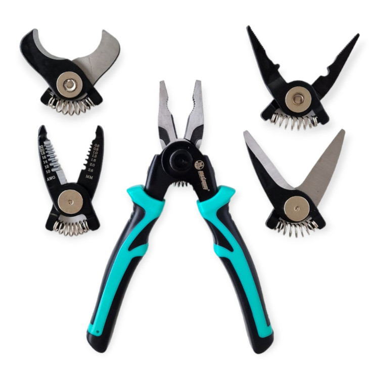 Плоскогубцы со сменными головками 5рс /20шт