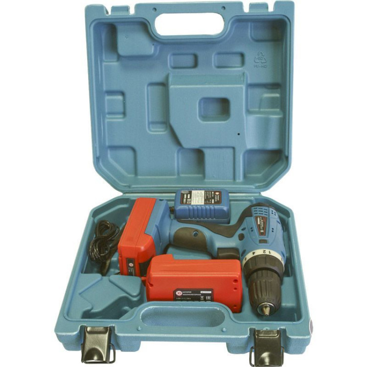 Аккумуляторная дрель-шуруповерт Калибр ДА-514,4/2+ Li-lon