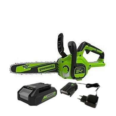 Цепная пила аккумуляторная Greenworks G24CS25K4 2007707UB