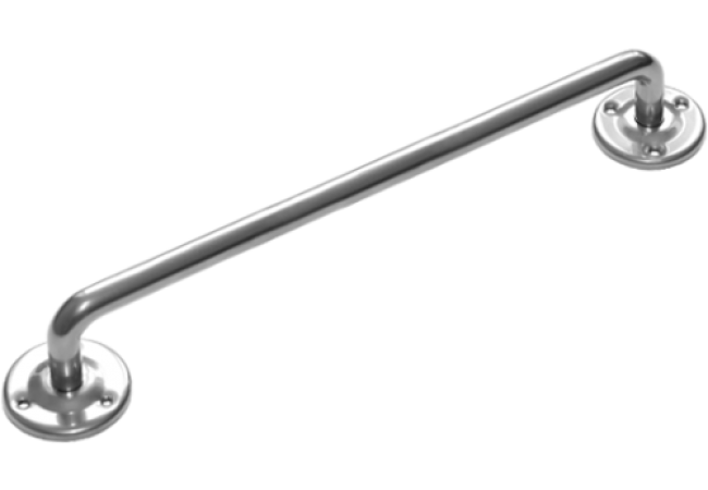 Ручка-скоба "Домарт" 330мм (толщ. 13мм) (хром) (10)