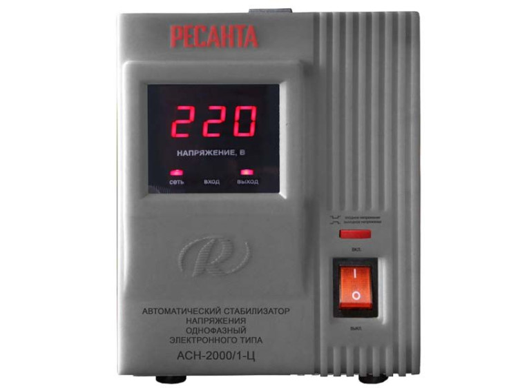 Стабилизатор напряжения РЕСАНТА АСН- 2 000 /1-Ц