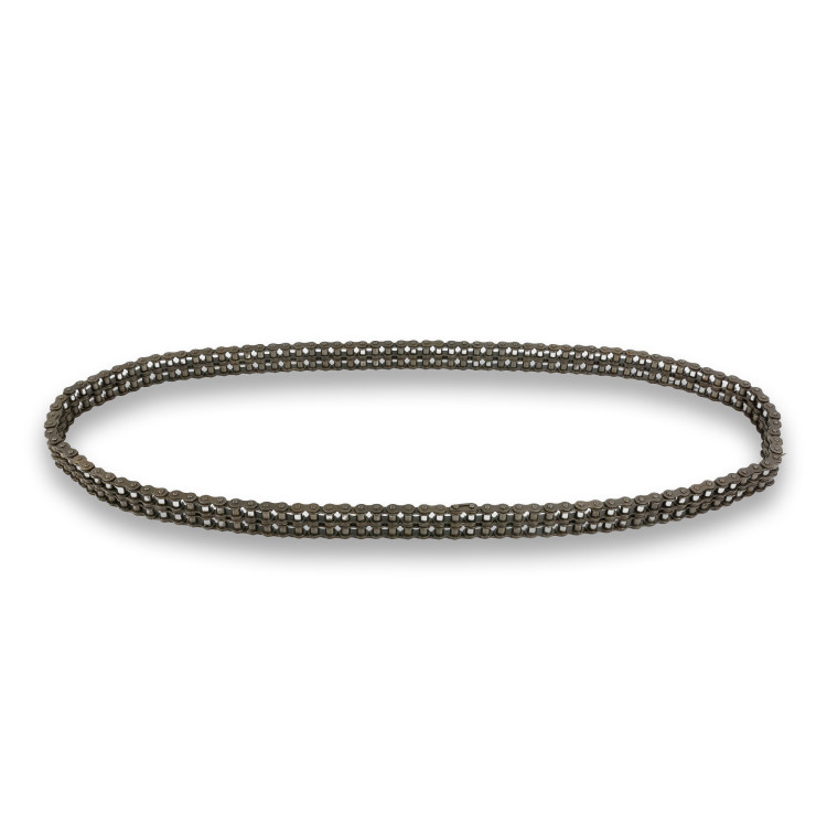 Цепь двухрядная на двигатель ST-ll (L-1.2m, 57 звеньев, шаг 23.5 мм)