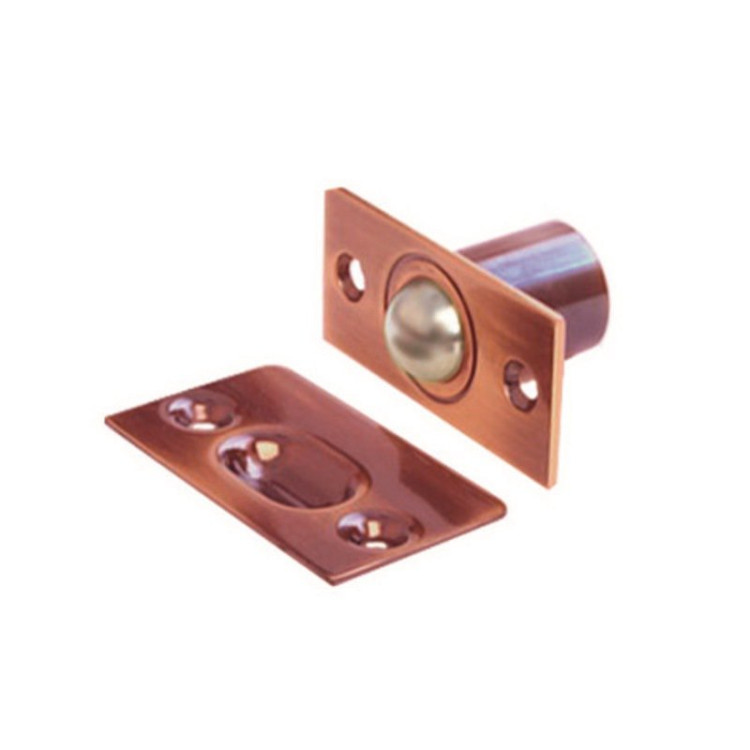 Фиксатор дверной &quot;ШАР&quot; медь (2; 20)