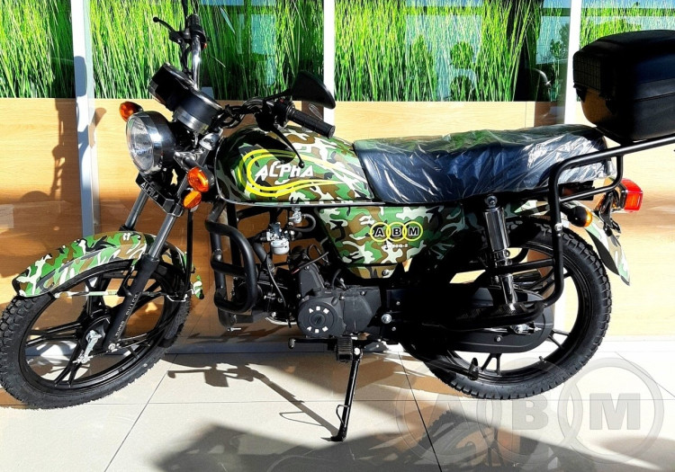 Мопед ABM Alpha lux 110сс камуфляж (Без Птс)
