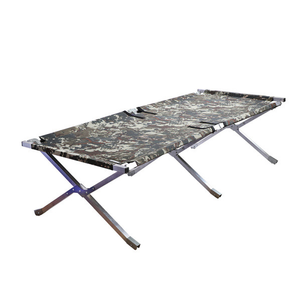 Раскладушка туристическая "СЛЕДОПЫТ" в чехле, 1950х650х400 мм, труба алюм. 25х25 мм