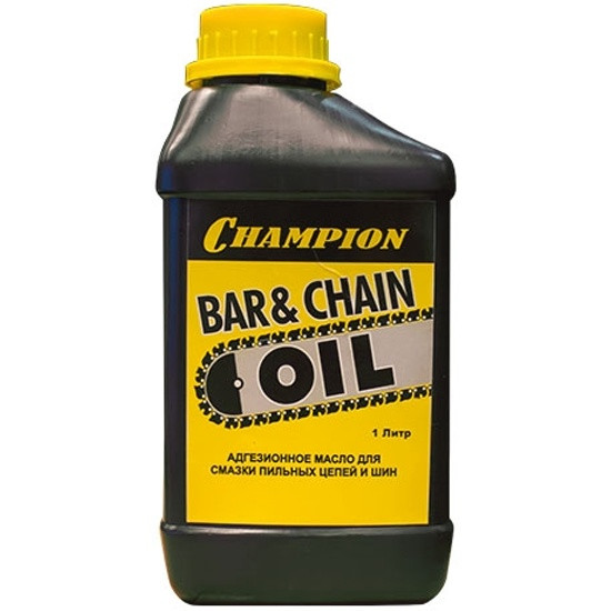 Масло для смазки пильных цепей и шин CHAMPION 1л.