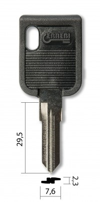 заготовка для ключа VAC-102DP Silca (0397)