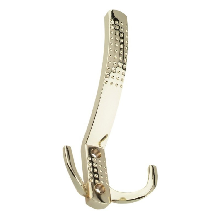 Крючок TOMMY 04.40. перф. 3-х рожковый (Золото) (30)