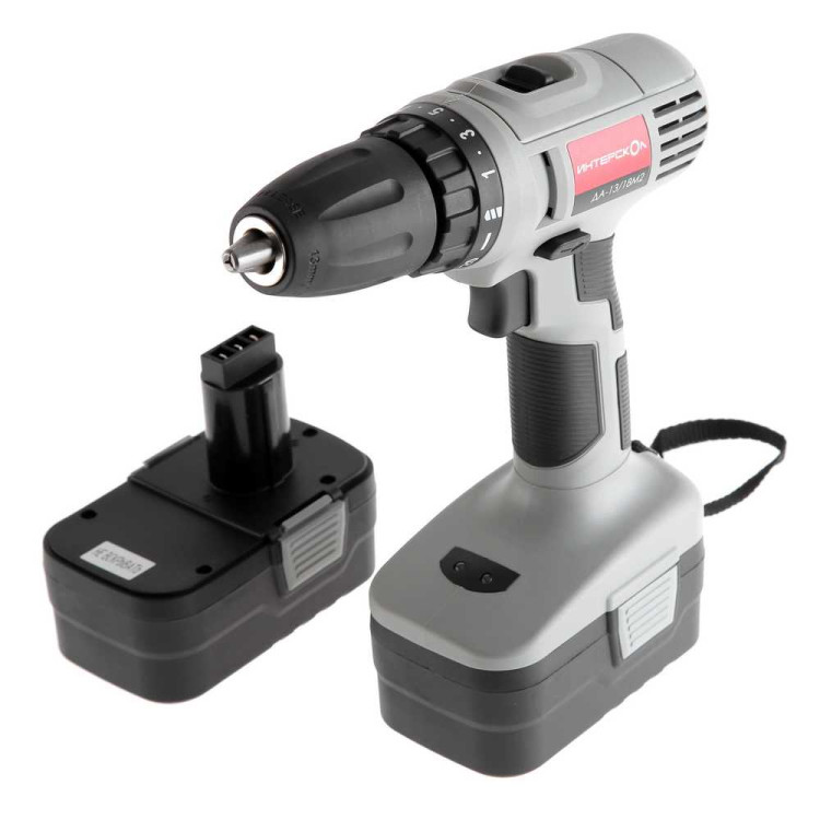 Аккумуляторная дрель-шуруповерт Интерскол ДА-13/18М2