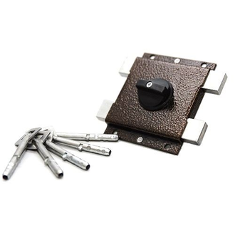 Замок накладной "Тольятти" Знт01-70 5кл. (накладка со стяжн. винтами)