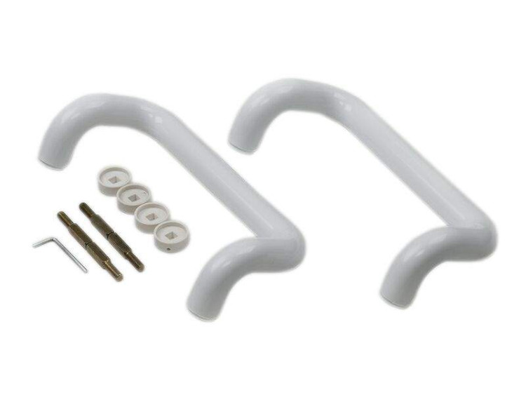 Ручка офисная скоба 250х30 белая