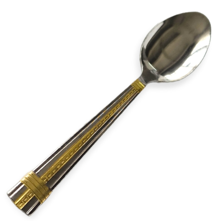 Чайная ложка &quot;Золотистая полоска&quot; С-16/ 6 шт в упак