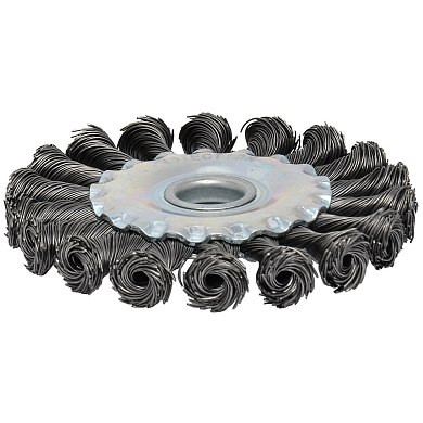 Щетка для УШМ Cutop М14, тип Чашка, крученая витая проволока 0,5 мм 75 мм блистер, Profi 82-898