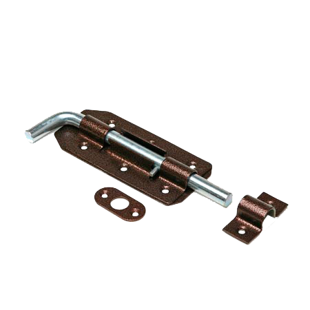 Засов "Делга" "ГАРАЖНЫЙ" с кругл. риг. (20)