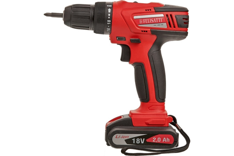 Аккумуляторная дрель-шуруповерт FELISATTI ДА-10/18Л2