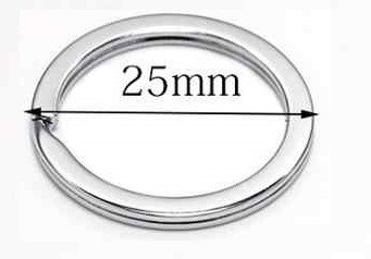 Кольцо для ключей (25) эконом круглое (2000)