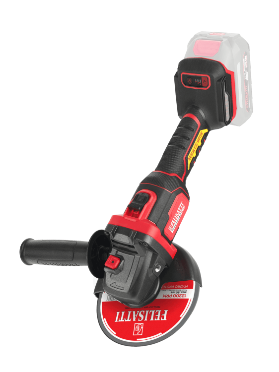 Угловая шлифмашина аккумуляторная Felisatti УШМ (картон, без аккум)