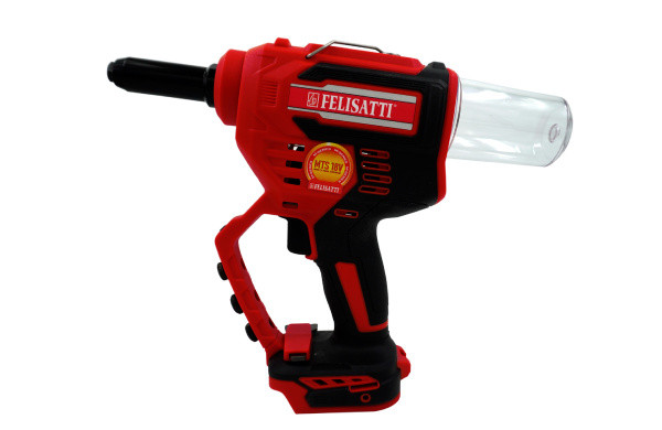 Заклепочный пистолет акк. 18В, 4.0-6.4mm, сила вытяжения 20000, б/щ, соло